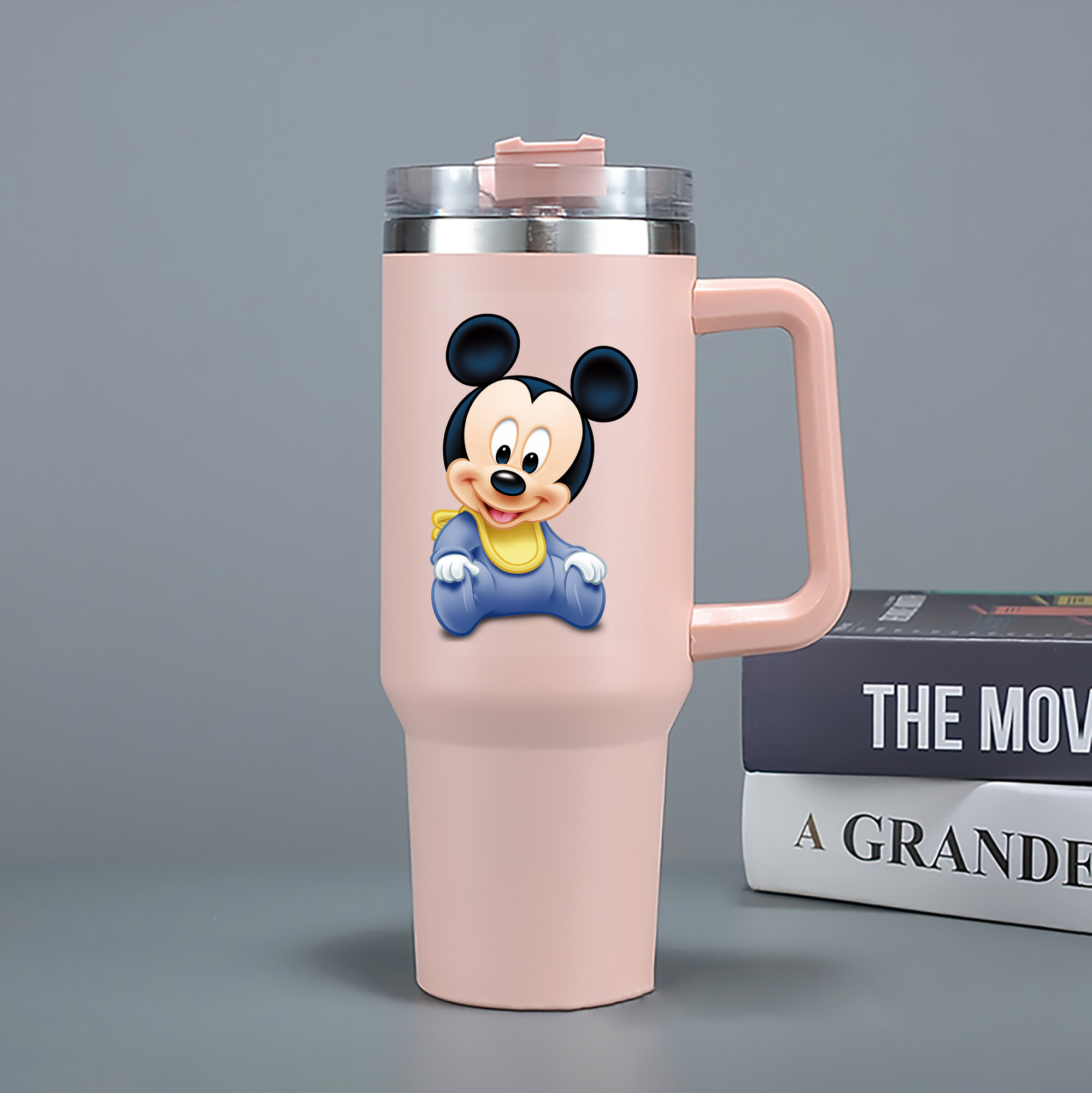 （画像用） ミッキーマウス Mickey Mouse 1200mL車用タンブラー（カラープリント）